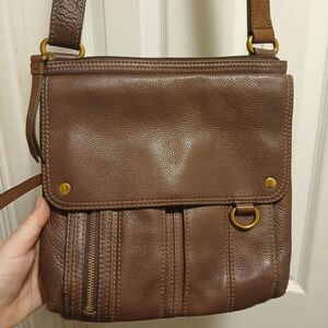 Fossil MORGAN Brown Leather Bag